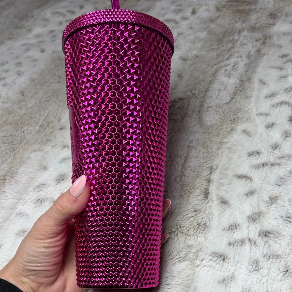Starbucks Fuchsia Studded Tumbler - Picture 4 of 9